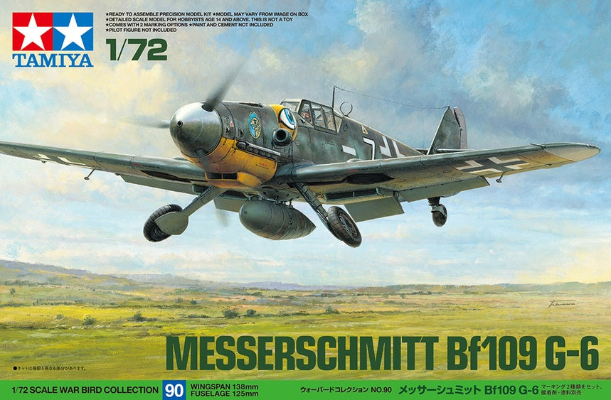 Tamiya 1/72 Messerschmitt Bf109 G-6 - TAM60790