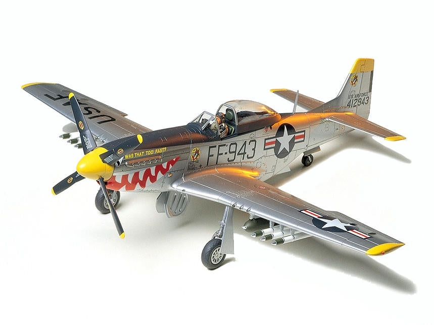 Tamiya 1/48 F51D Mustang Korean War Plastic Model Kit 61044