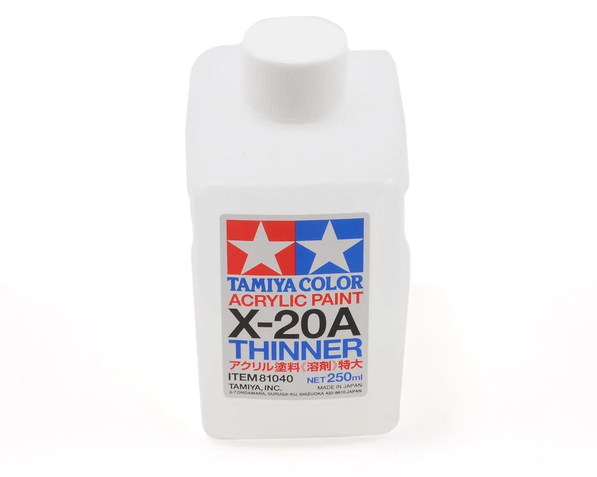 Tamiya Acrylic/Poly Thinner X20A 250m - TAM81040