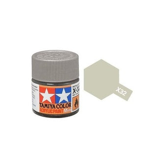 Tamiya X-32 Titanium Silver Mini Acrylic Gloss Finish - TAM81532