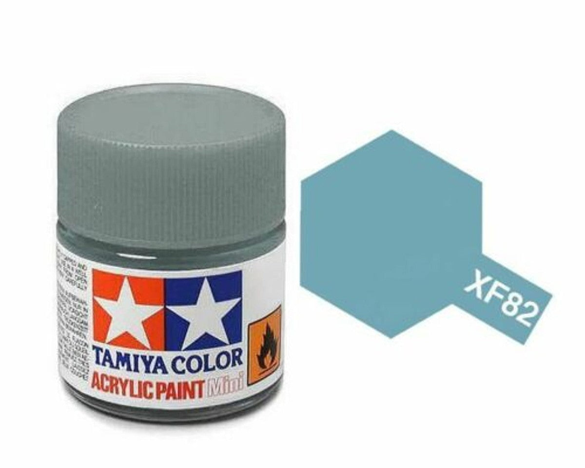Tamiya Acrylic Mini XF-82 Ocean Gray 2 RAF 10ml Bottle - TAM81782