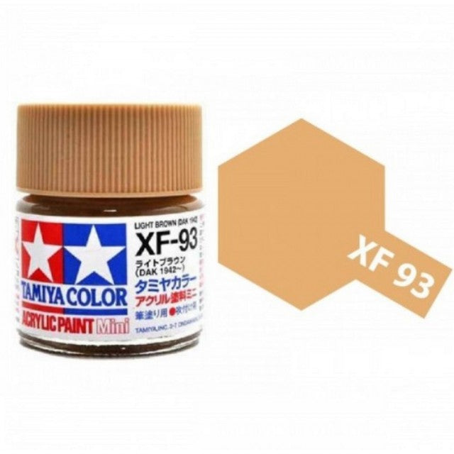 Tamiya XF-93 Light Brown (DAK 1942) Mini Acrylic Matte Finish - TAM81793