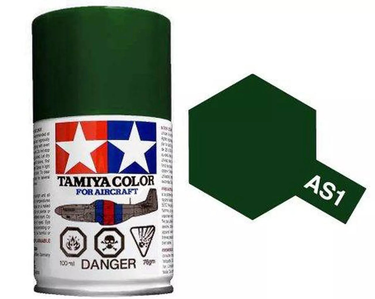 Tamiya Aircraft Spray AS-1 Dark Green - TAM86501