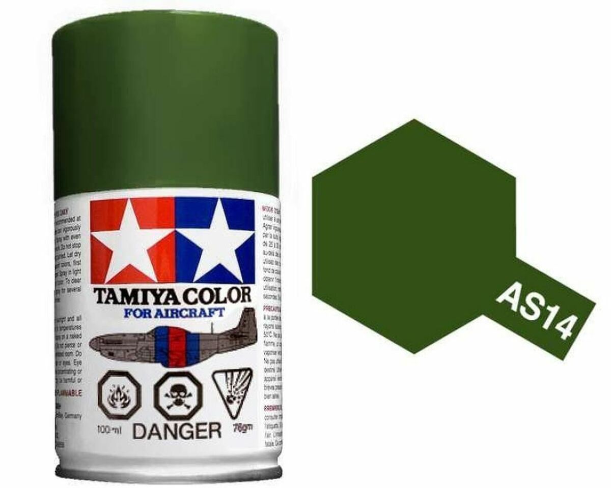 Tamiya Aircraft Spray AS-14 Olive Green - TAM86514