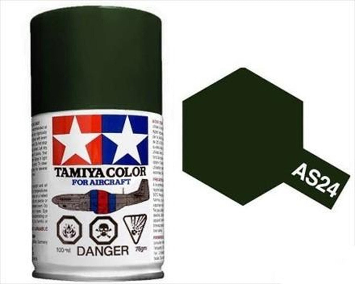 Tamiya Aircraft Spray AS-24 Dark Green - TAM86524