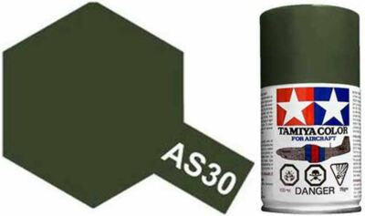 Tamiya Aircraft Spray AS-30 Dark Green RAF - TAM86530