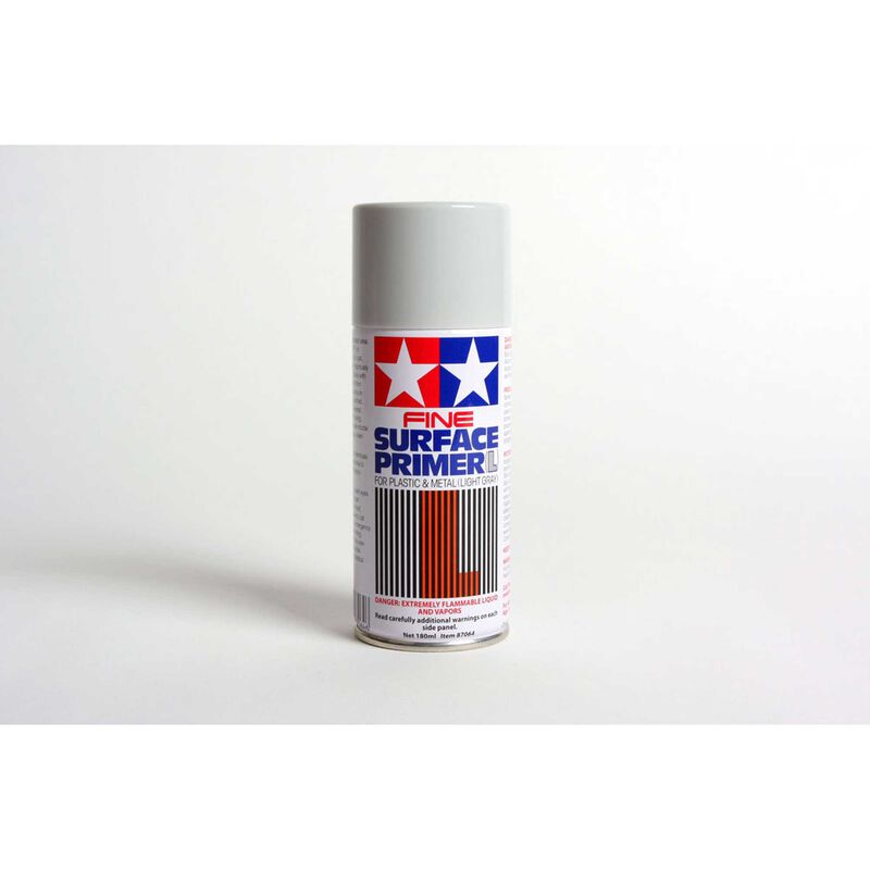 Tamiya Fine Surface Light Gray Primer (180ml Spray) - TAM87064