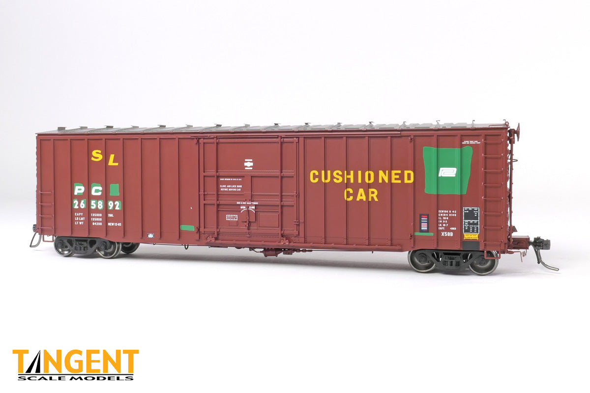 Tangent Scale Models HO Penn Central (PC) "X58B Patch SL 1974+" PRR Shops X58 Plug Door Boxcar - #266007