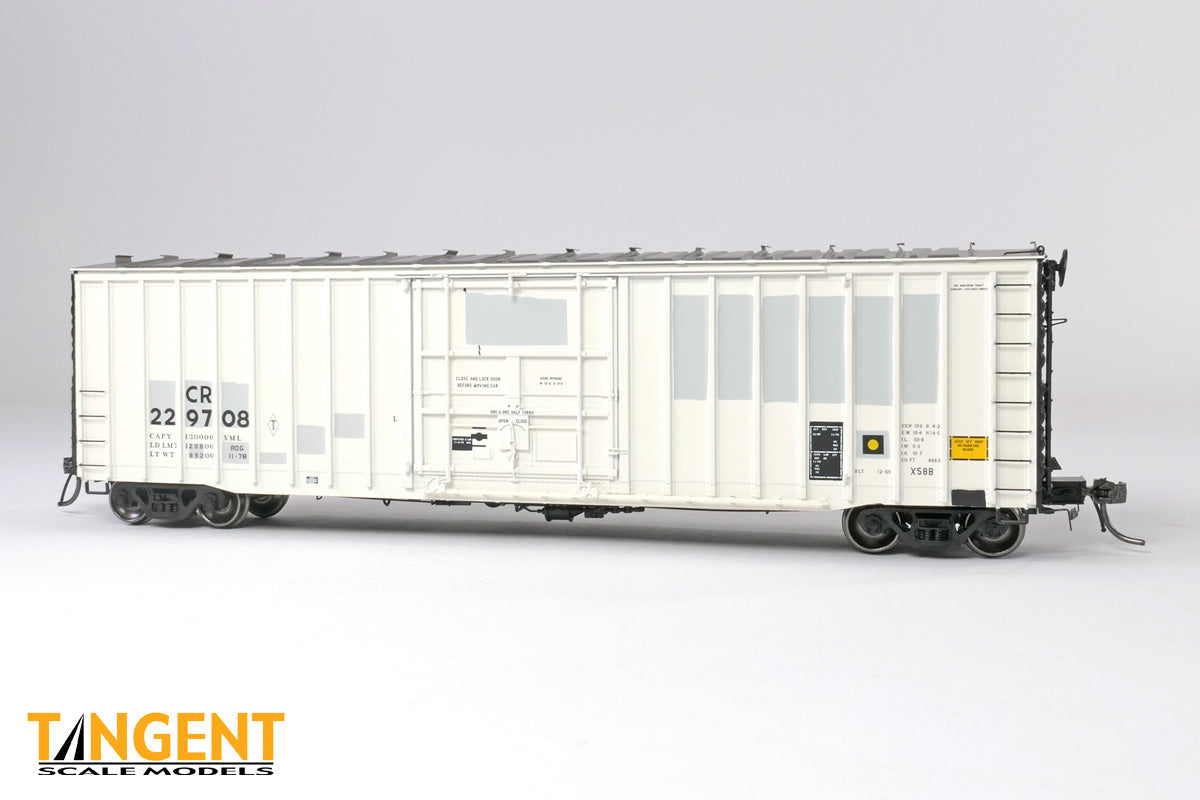 Tangent Scale Models HO Conrail (CR) "X58B Ex-LV Patch 1978+" PRR Shops X58 Plug Door Boxcar - #229708