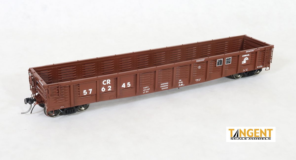 Tangent Scale Models TAN17014-01 Conrail (CR) "G43A Repaint 1980" Mill Gondola - TAN17014-01