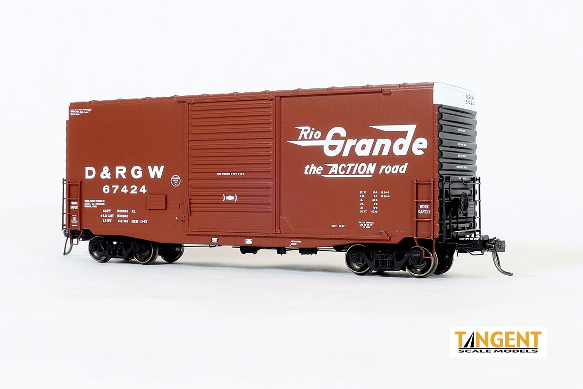 DRGW "Original Brown 1967" PS-1 40' Mini-Hy Cube - #67423