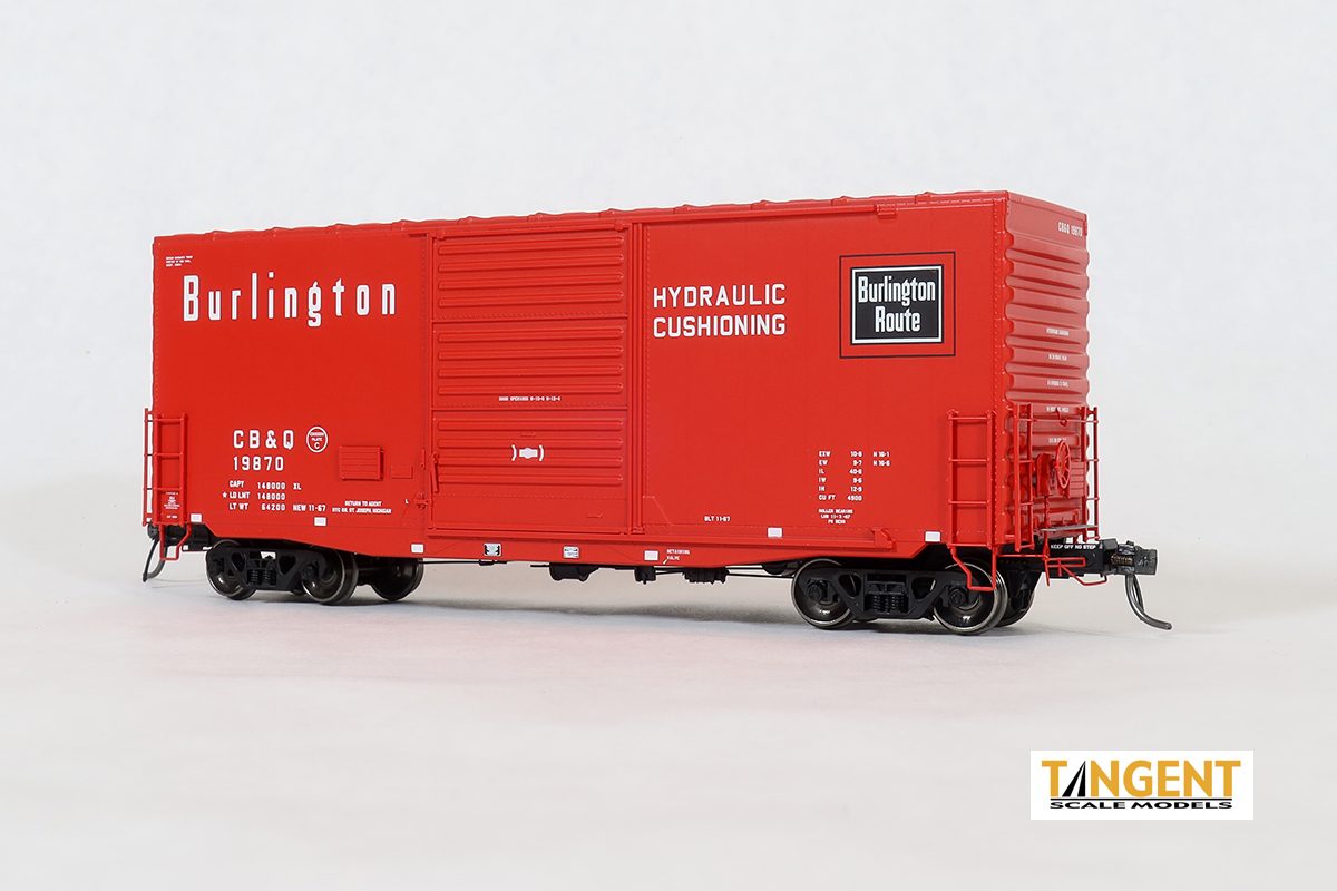 CB&Q "Chinese Red 11-67" PS-1 40? Mini-Hy Cube - #19871