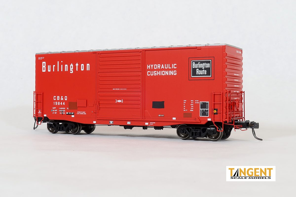 CB&Q "Chinese Red BN Era 1982+" PS-1 40? Mini-Hy Cube - #19844