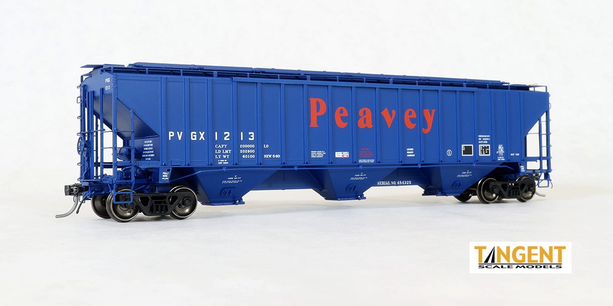 Tangent Scale Models PVGX "Peavey Delivery 5-1980" PS 4750 Covered Hopper #1213 - TAN20064-01