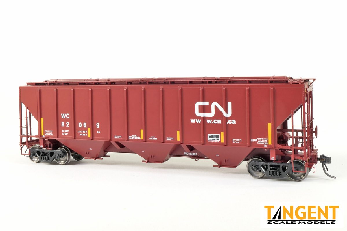 Canadian National (CN) "Ex-WC Conspicuity 2008+" PS4427 "High Side" Covered Hopper - #82111