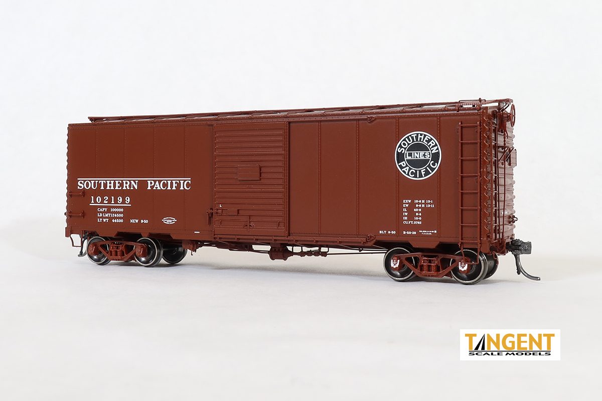 Southern Pacific (SP) Brown B-50-28 "Delivery 1950+" Pullman Standard 40' Boxcar w/ 7' Door - #102272
