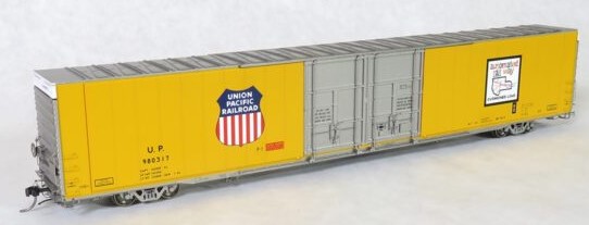 Tangent Scale Models UP BF-90-5 "Original 1969" Greenville 86' Double Plug Door Box Car - #980311 - TAN25033-03