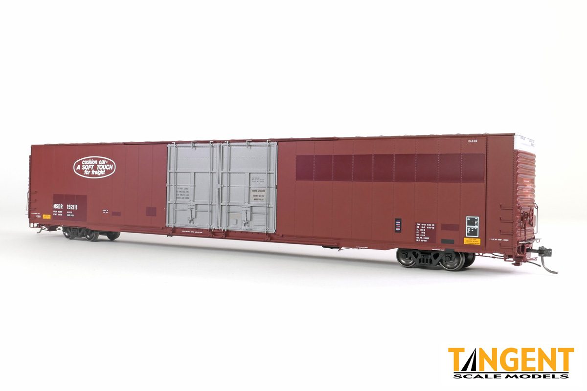 Tangent HO Mississippi Delta (MSDR) "Ex-RI Patch 1991+" Greenville 86' Double Plug Door Box Car - #192111