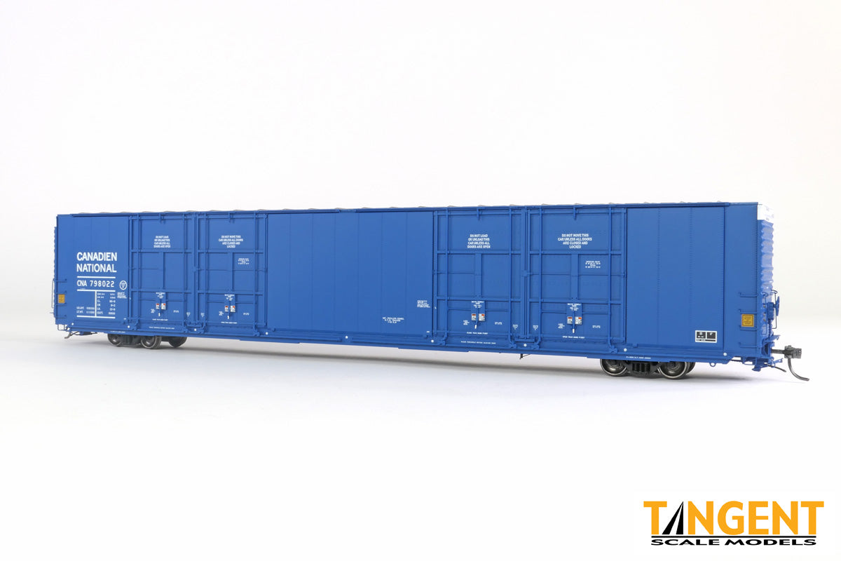 Canadian National (CNA) "Repaint 1991 Blue" Greenville 86' Quad Plug Door Box Car - #798092