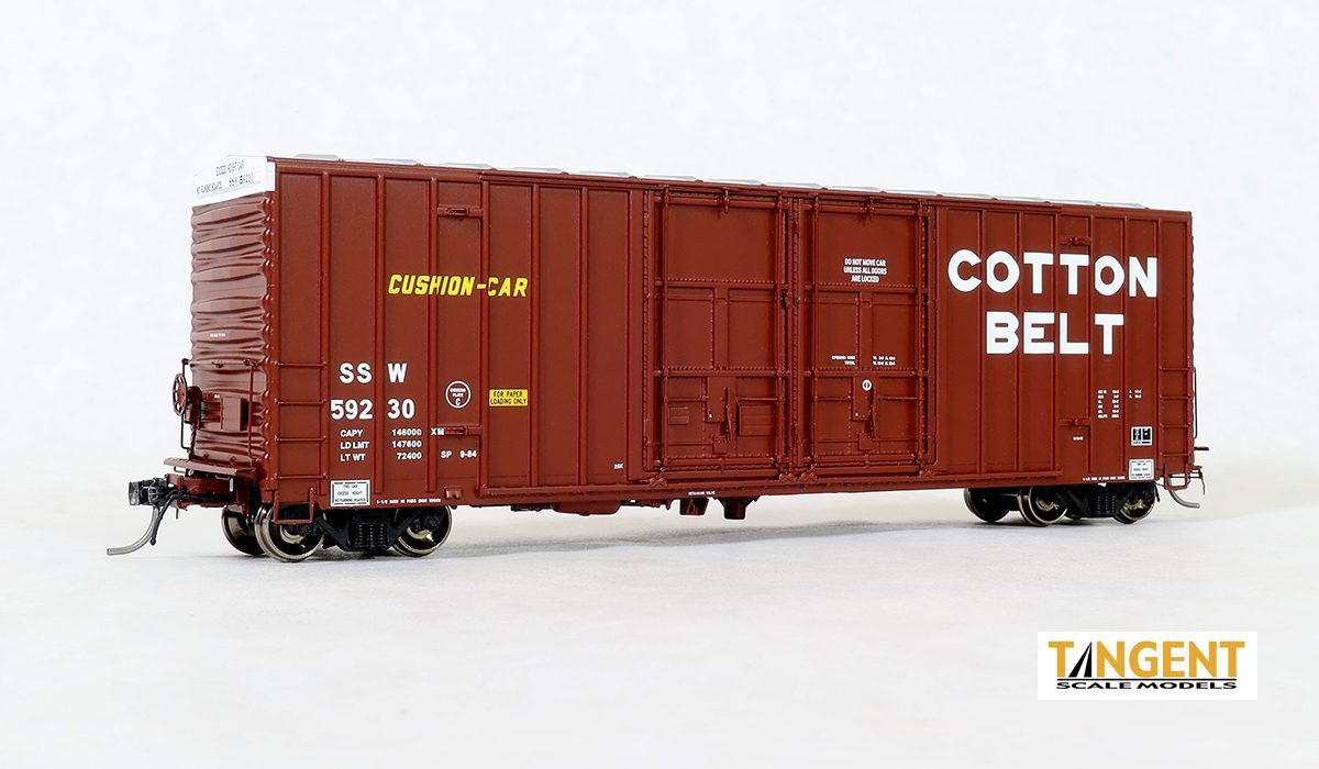 Tangent Scale Models SSW "B-70-42 Repaint 1984+" Gunderson 6089 50' High Cube Boxcar #59244 - TAN29011-08