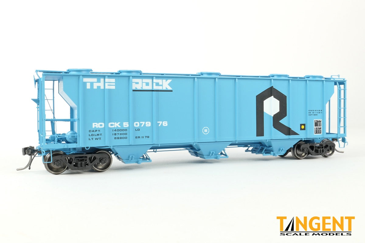 Tangent Scale Models HO Rock Island (ROCK) "Repaint 11-1979" Pullman-Standard PS-2 3215CuFt Covered Hopper - #507976