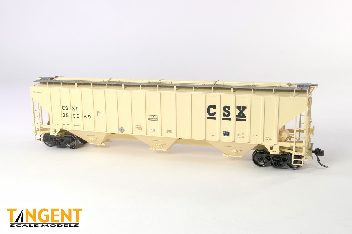 Tangent HO CSX "Delivery 10-1988" Trinity Industries Inc 4750 CuFt Covered Hopper - #259127