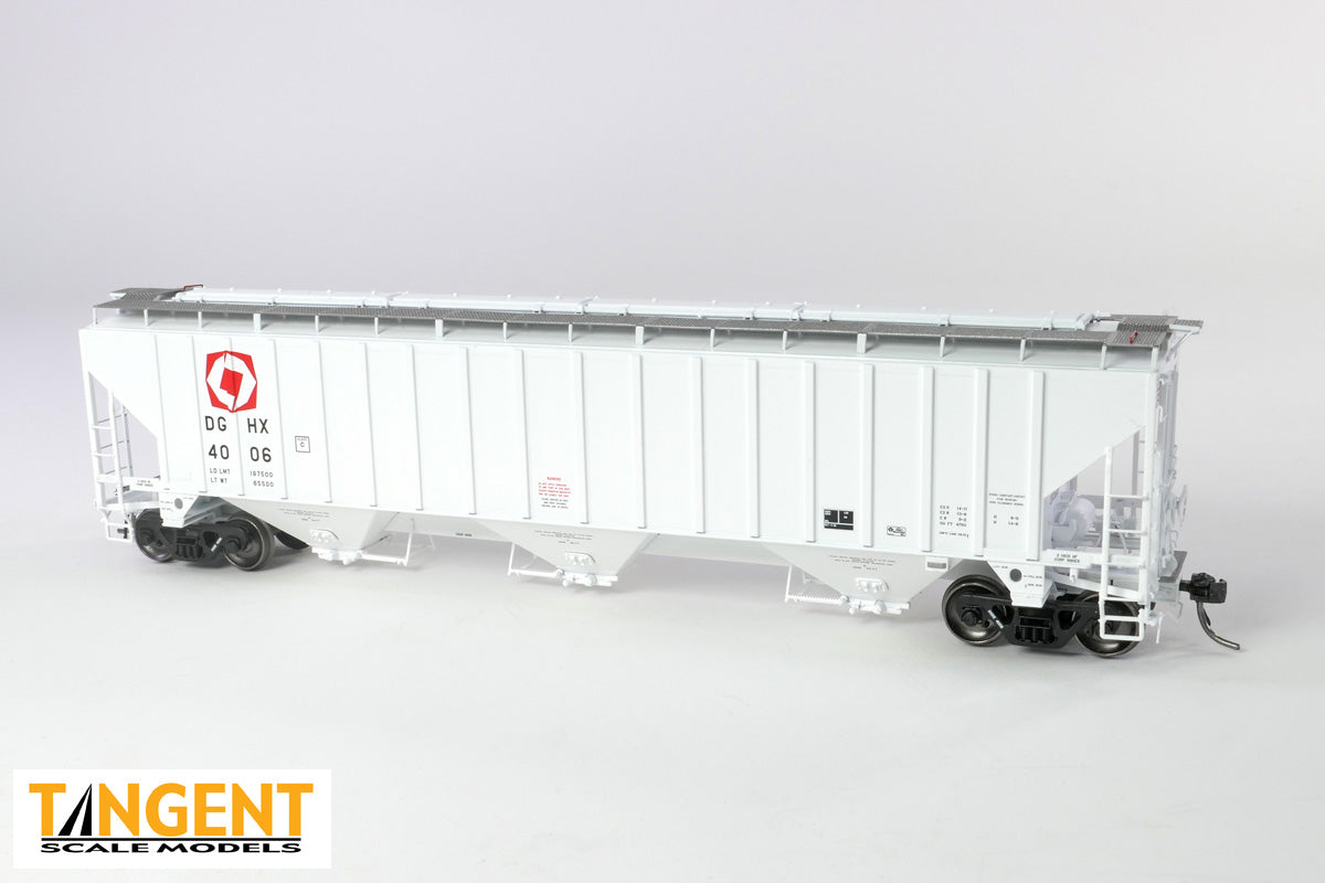 Tangent HO DGHX "Delivery Gray 4-1993" Trinity Industries Inc 4750 CuFt Covered Hopper - #4028