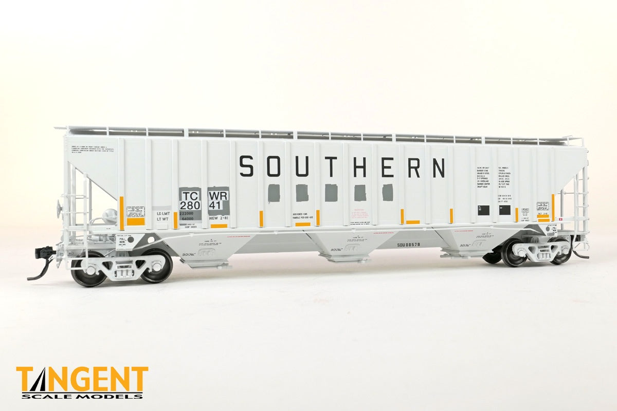 Tangent Scale Models HO Twin Cities & Western (TCWR) "ex-Southern" 2019+ PS4750 Covered Hopper - #28047