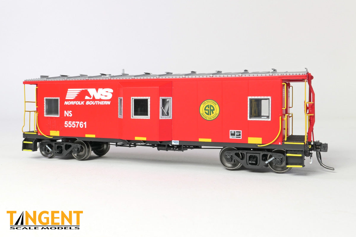 Tangent Scale Models HO Norfolk Southern (NS) "Southern Heritage 2013" Southern Railway Gantt Manufacturing Company Bay Window Caboose - #555761