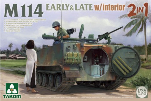 1/35 M114 Early & Late Type Command Vehicle w/Interior (2 in 1)