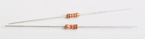 TCS - Train Control Systems TCS, 1/4 Watt Axial Lead Resistor Bulk -- 1.2K (1200) Ohm - TCS1077