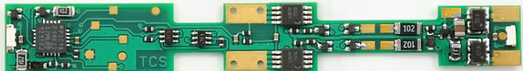 TCS - Train Control Systems K1D4-NC 4-Function Drop-In DCC Decoder -- For Kato SD70ACe, SD70M, SD40-2 & GG1 Electric - TCS1318
