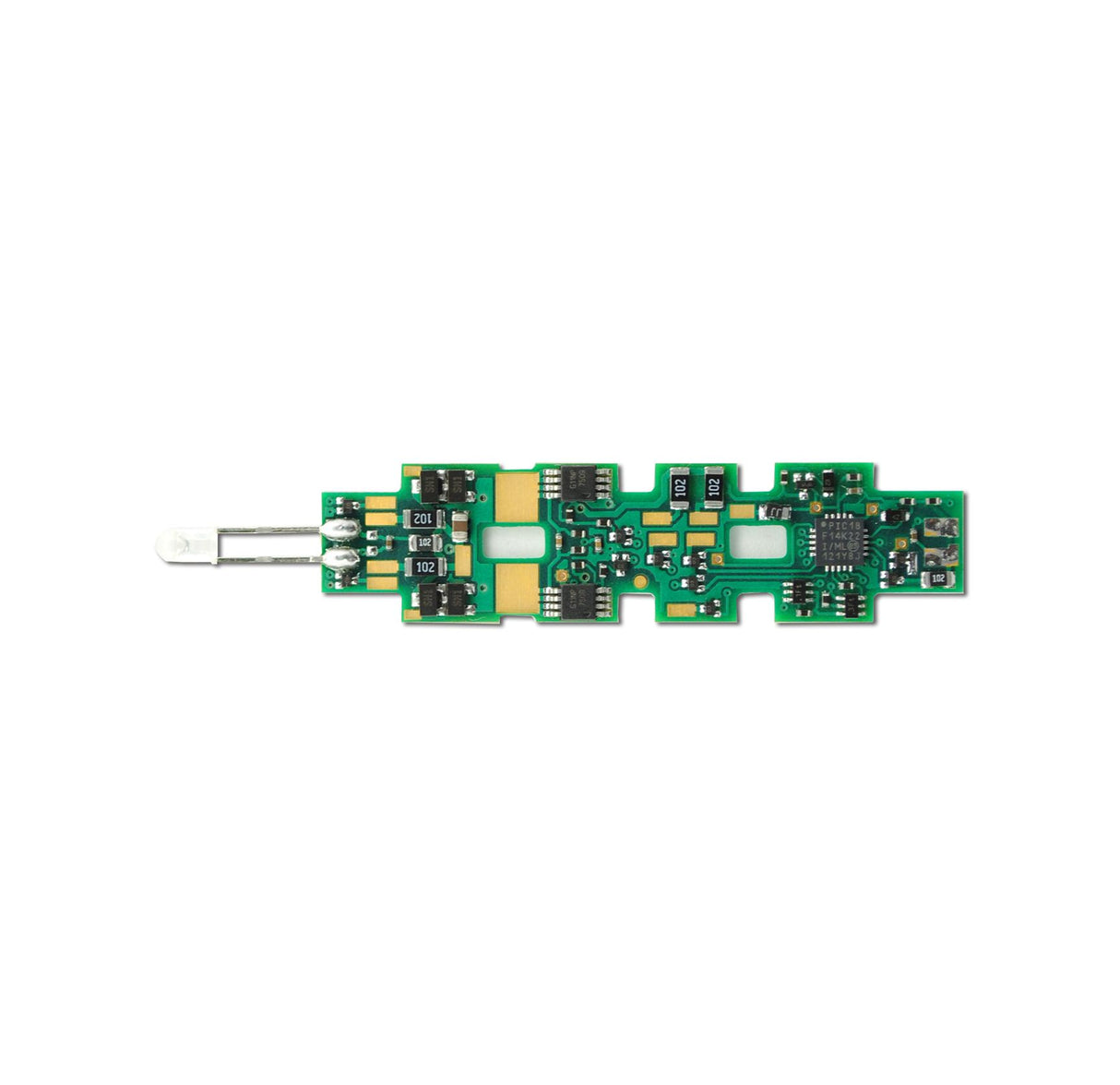 TCS - Train Control Systems K0D8-B 8-Function Drop-In DCC Decoder -- Fits Kato F3A & F7A - TCS1333