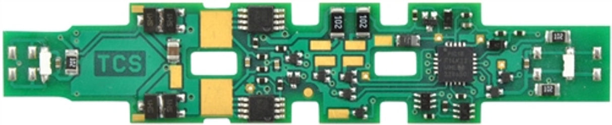 TCS - Train Control Systems K5D7 4-Function DCC Decoder -- Fits Kato F40PH, Includes Headlight LEDs and Red Marker LED - TCS1489