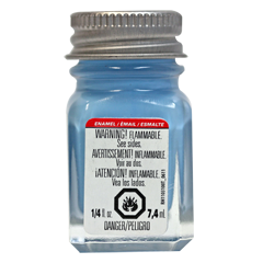 Testors Paint PLA Enamel Military Flat Colors - 1/4oz 7.4mL Bottle -- Sky Blue - TES1162TT