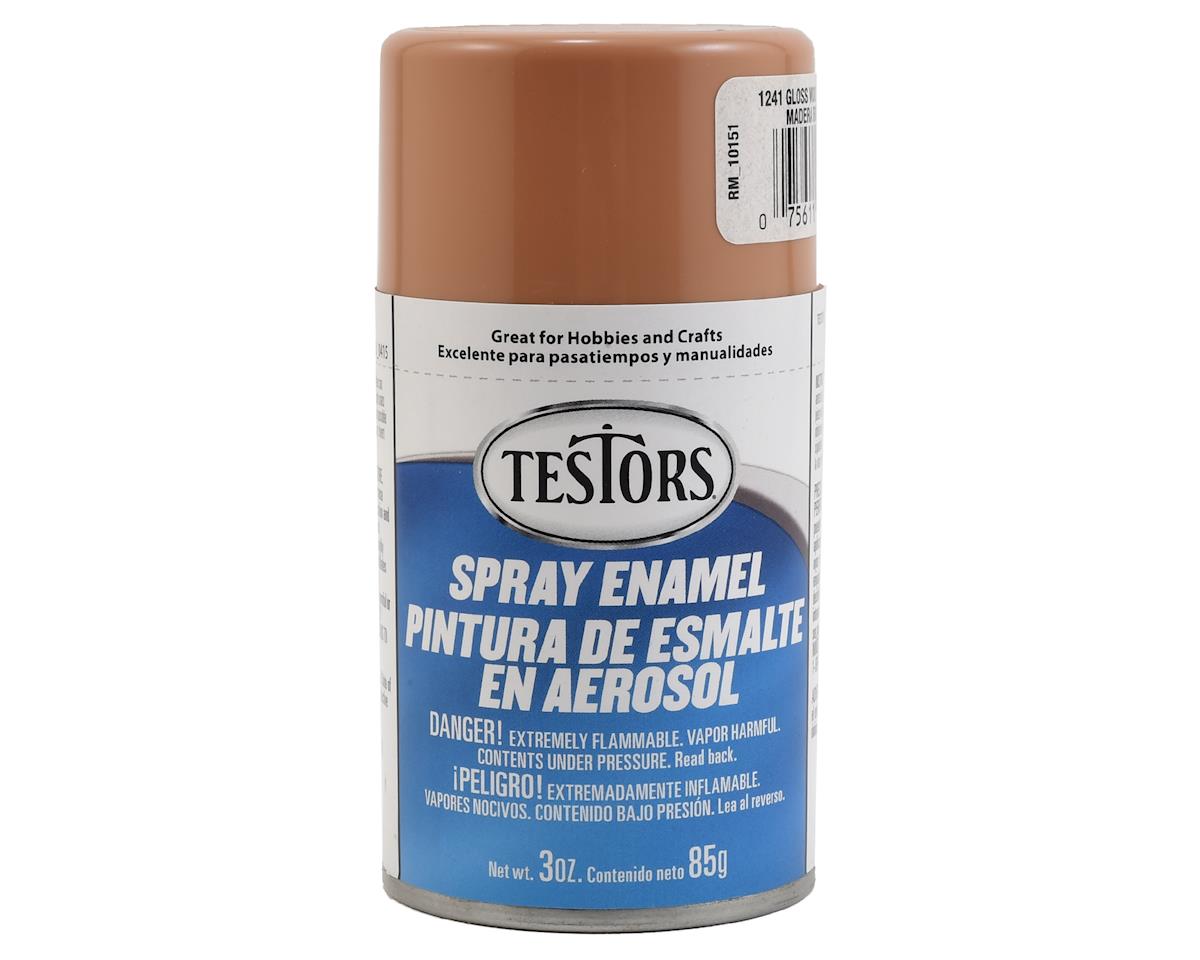 Testors All-Purpose Enamel Spray Paint - 3oz 88.7mL Can -- Wood (Light Tan) - TES1241T