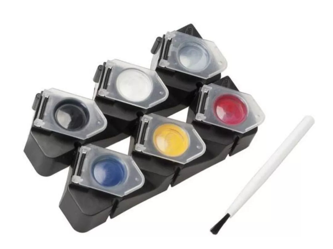 Testors Acrylic Paint Pod 6 Piece Set, Primary Colors - TES281224