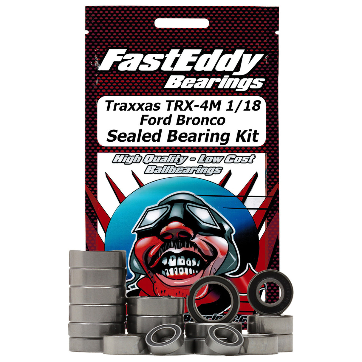 Team FastEddy Traxxas Compatible TRX-4M 1/18 Ford Bronco Sealed Bearing Kit - TFE7972