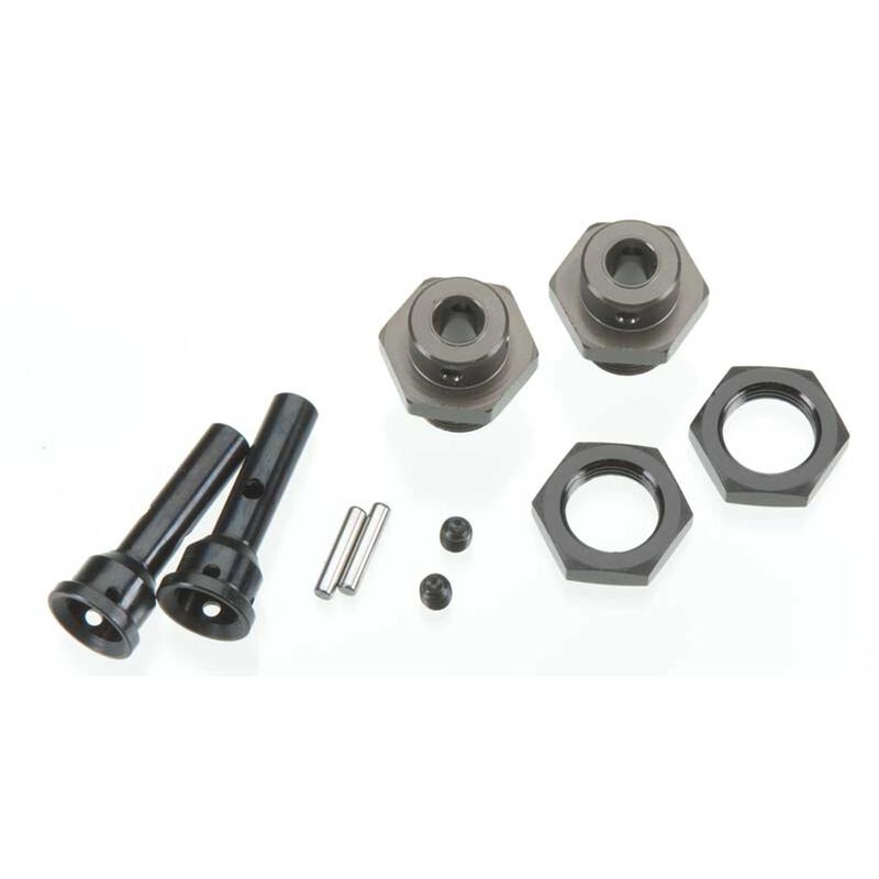 Tekno R/C Hub Adapt 17mm M6 Driveshaft Slash Stampd - TKR165417