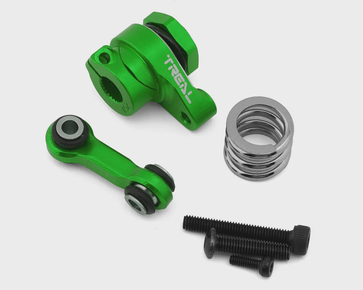 Treal Hobby Aluminum Servo Saver & Linkage Arm for Traxxas® Mini Maxx/Mini XRT® (Green) (25T)