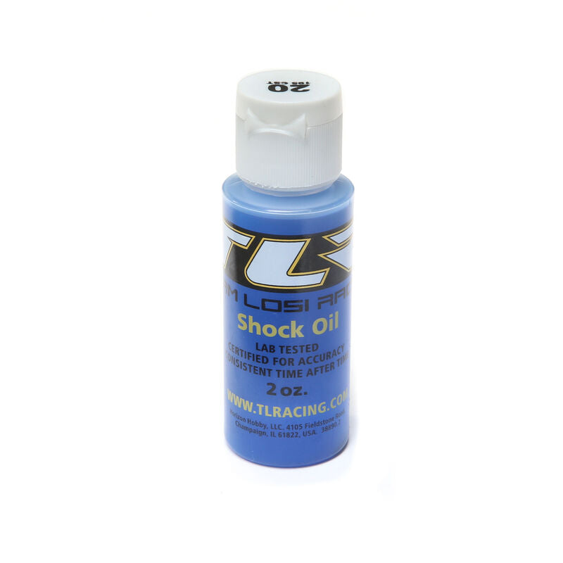 Team Losi Racing Team Losi Racing, Silicone Shock Oil, 20 wt, 2 oz - TLR74002