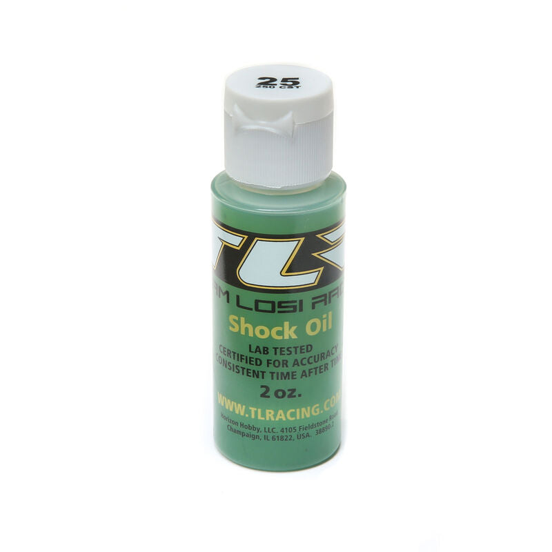 Team Losi Racing Team Losi Racing, Silicone Shock Oil, 25wt, 2 oz - TLR74004