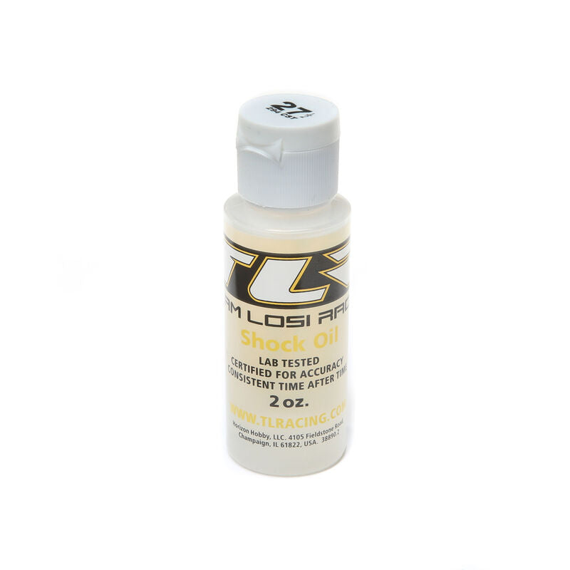 Team Losi Racing SILICONE SHOCK OIL, 27.5WT, 294CST, 2OZ - TLR74005