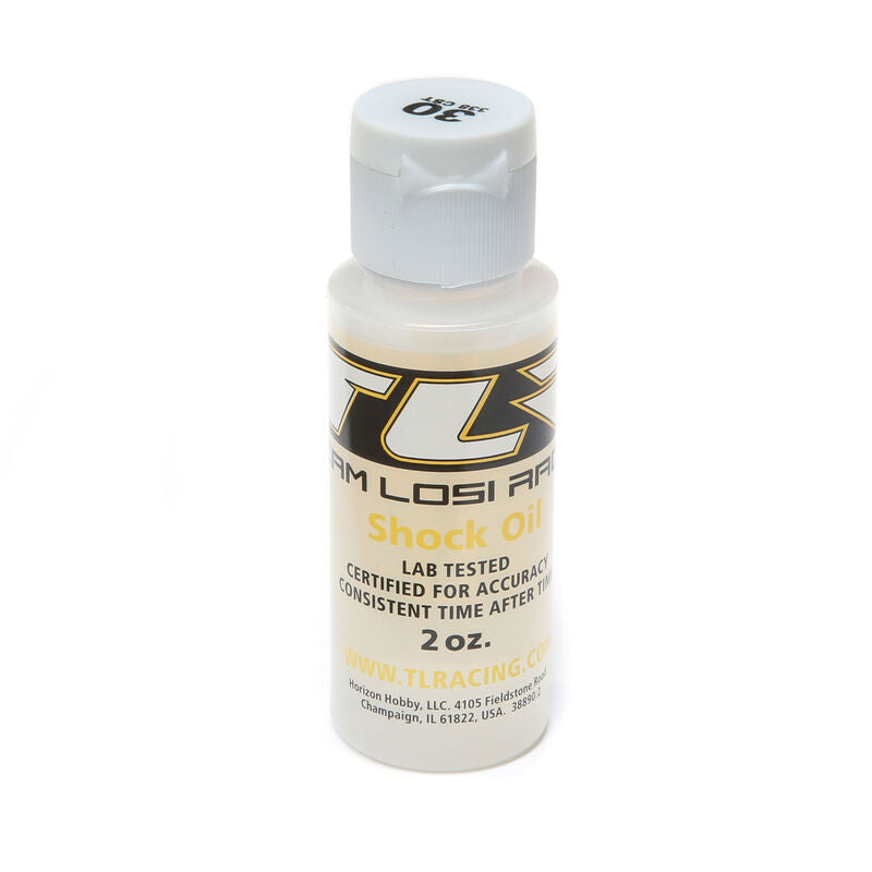 Team Losi Racing Team Losi Racing, Silicone Shock Oil, 30wt, 2oz - TLR74006