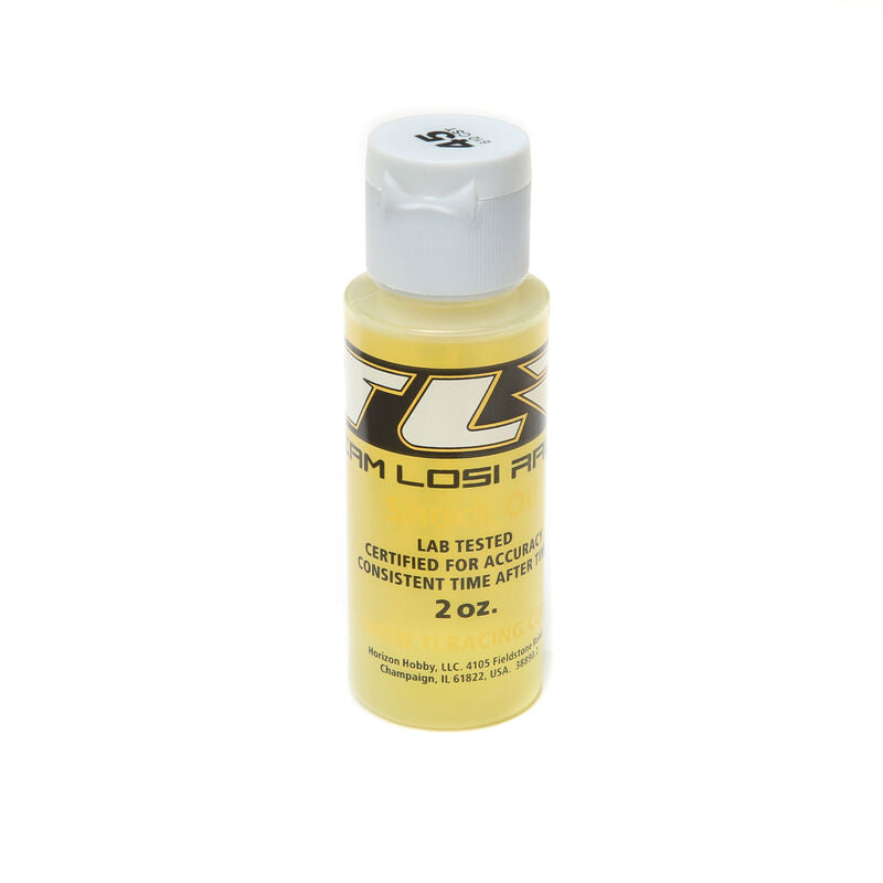 Team Losi Racing SILICONE SHOCK OIL, 45WT, 610CST, 2OZ - TLR74012