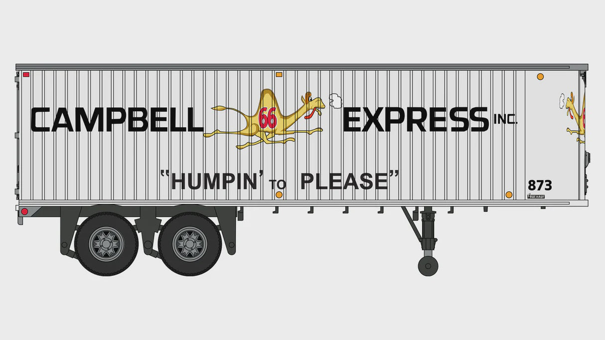 Class One Model Works HO Fruehauf 31' Trailer - Campbell 66 Express