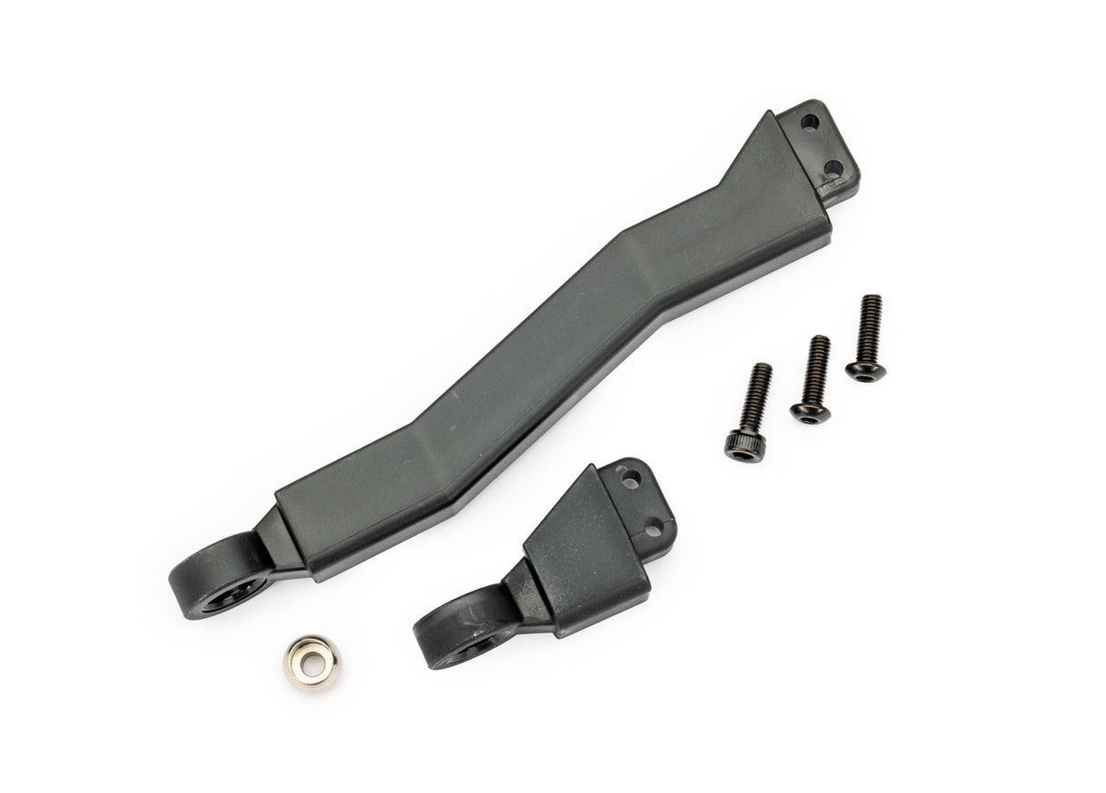 Traxxas 10345X Coupler, boat trailer (long (1), short (1))/ 3x10mm BCS (black stainless) (2)/ 3x10mm CS (black stainless) (1)