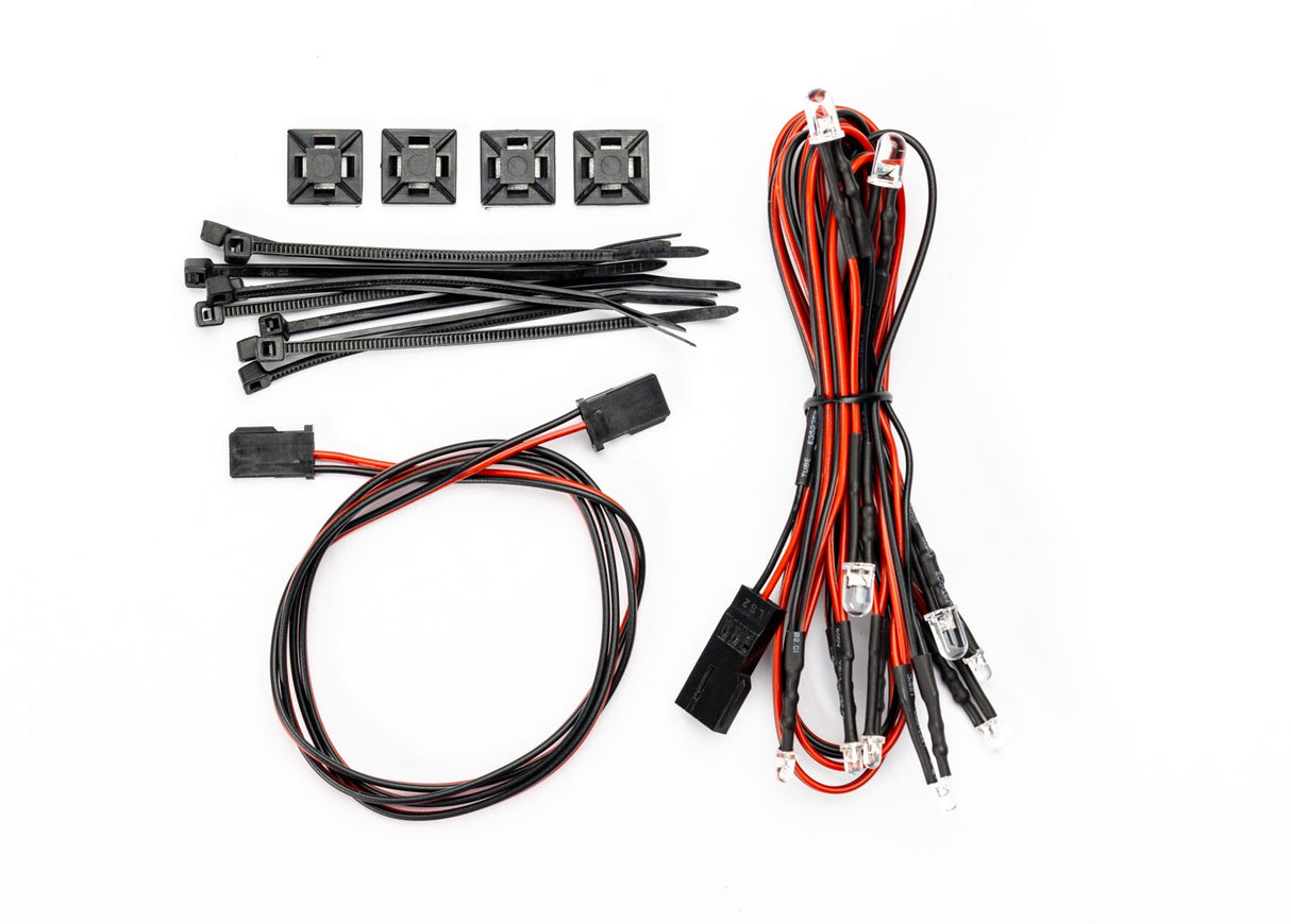 Traxxas 10349X Wire harness, LED lights/ zip ties (10)/ zip tie mounts (4) (fits #10350 & 10650 boat trailers)