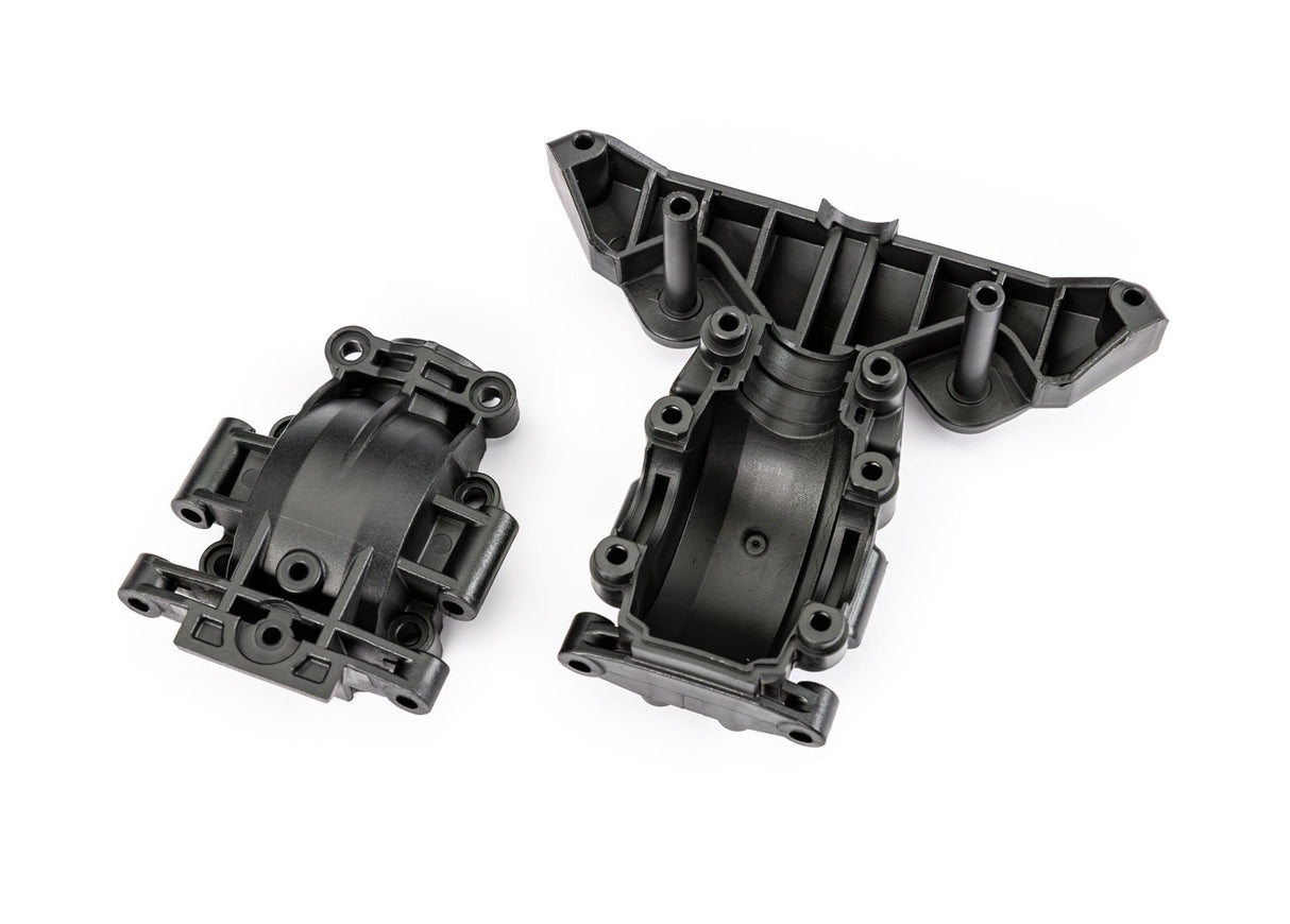 Traxxas 10728X Bulkhead, front (upper & lower)