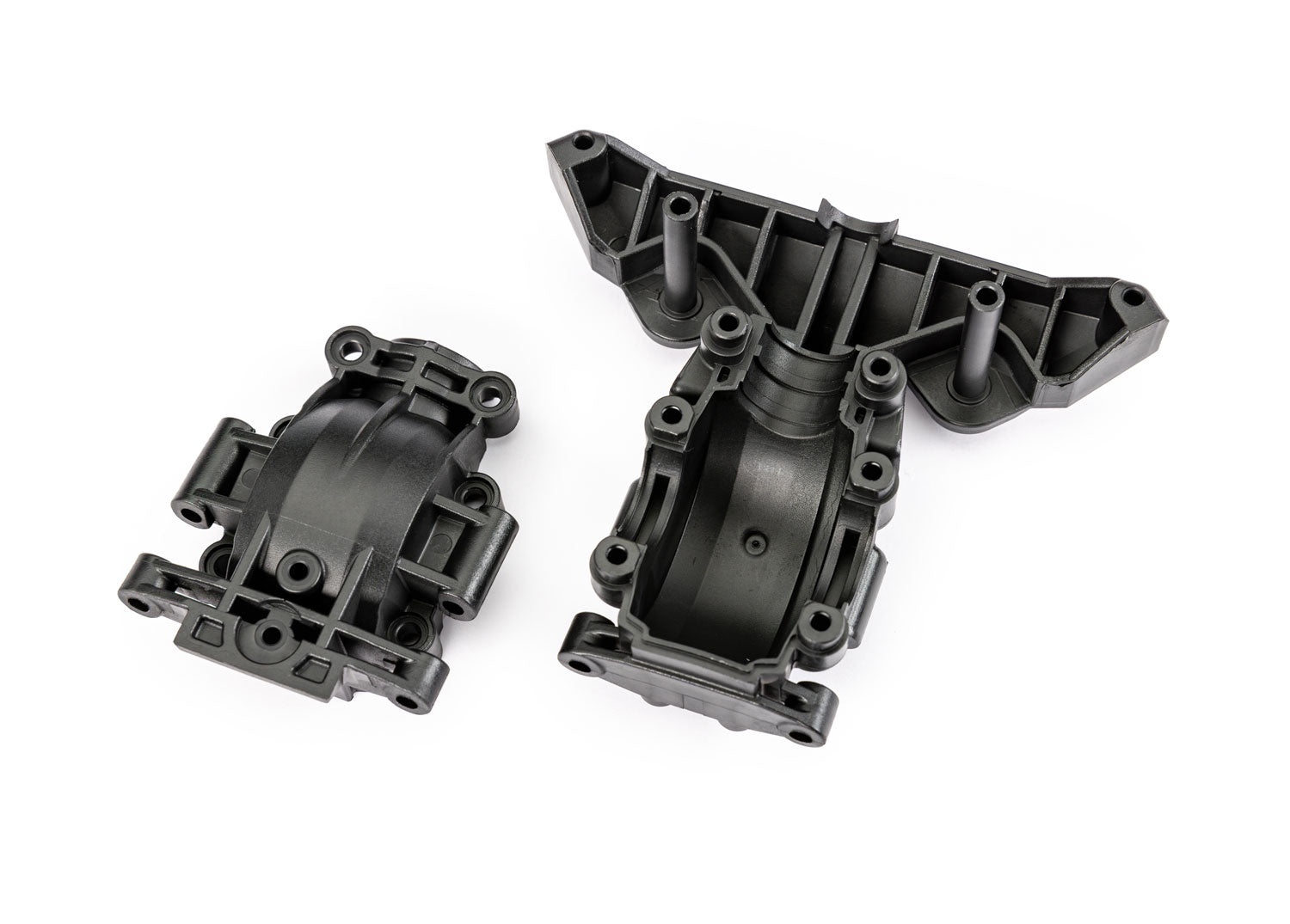 Traxxas 10728X Bulkhead, front (upper & lower)